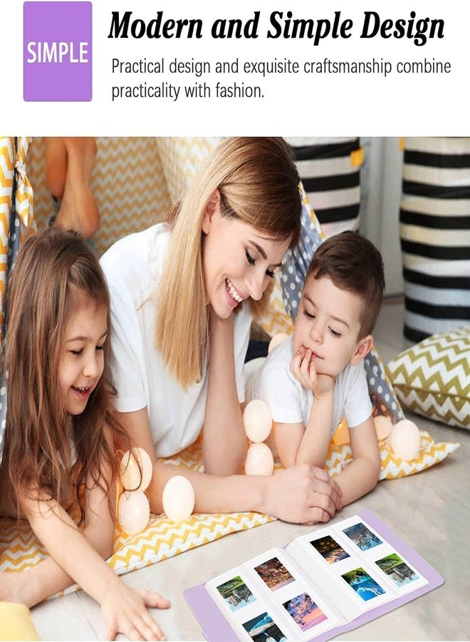 Zenko 2-Pack 64-Pockets Photo Album for Fujifilm Instax Mini 11 Mini12 7s 8 8+ 9 25 50s 70 90, 5 x 7.6 cm Mini Photo Album Compatible with Camera, Photo Book, Name Card Holder (Beige) - Image 5
